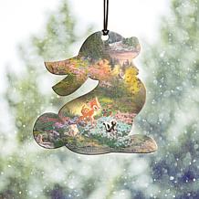 Thomas Kinkade Disney Shaped Acrylic Hanging Print - Bambi's 1st Year