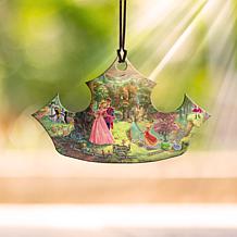 Thomas Kinkade Disney Shaped Acrylic Hanging Print - Sleeping Beauty