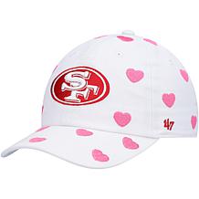 Women's '47 Tan San Francisco 49ers Rosette Clean Up Adjustable Hat