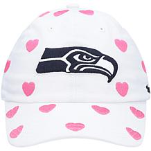 Toddler Girls '47 White Seattle Seahawks Surprise Clean Up Adjustab...