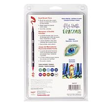 Tombow Dual Brush Pen Art Markers - Dragons 10-Pack
