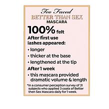 Too Faced Better Than Sex Waterproof Mascara Travel Size