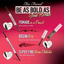 Too Faced Brow Wig Brush on Brow Gel