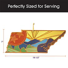 Totally Bamboo Summer Stokes State-Shaped Cutting Board