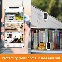 Toucan Wireless Doorbell with 2-Pack Outdoor S4 2K Cameras