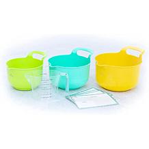 Tovla Jr. Cooking and Baking Mixing Bowl and Pitcher Set for Kids