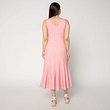 Tower Hill by Christie Brinkley Double Take Denim Knit Illusion Dress