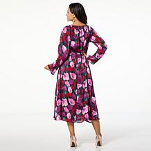 Tower Hill by Christie Brinkley Metallic Maxi Dress with Pockets