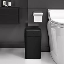 Townew T1 4.1gal Self-Sealing, Smart Trash Can w Motion Sensor Lid-Blk