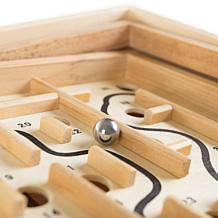 Toy Time Classic Wood Tabletop Labyrinth Maze Game