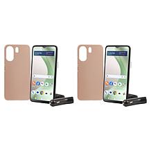 Tracfone 2pk 6.5" BLU View 5 w/1500 Talk/Text/Data 1-Year Plan w/Case