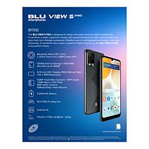 Tracfone 6.74" BLU View 5 Pro with 1500 Talk/Text/Data 1-Year Plan