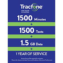 Tracfone TCL 40T HD+ with 1500 Min/Text/Data, Case and Accessories
