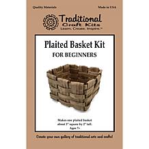 Traditional Craft Kits Plaited Basket Kit for Beginners