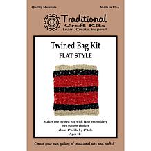 Traditional Craft Kits Twined Bag Kit - Flat Style
