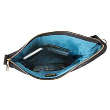 Travelon Anti-Theft Signature 3-Compartment Crossbody Bag 13.75"x11.5"