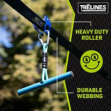 Trelines Roller Adventure Line 36ft Zipline Outdoor Sport Play