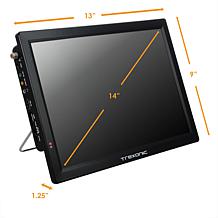 Trexonic Portable Rechargeable 14 Inch LED TV with HDMI, SD/MMC, US...