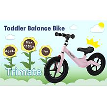 Trimate Toddler Balance Bike, Pink No Pedal Sport Bike
