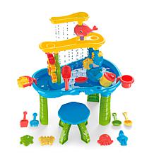 Trimate: Toddler Sensory Sand and Water 3 Tier Table w/ Chair