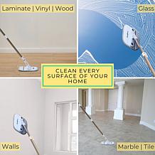 True & Tidy Dual Bucket Spin Mop System with Triple Jet Stream