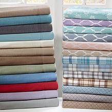 True North by Sleep Philosophy Micro Fleece Sheet Set - Ivory - Queen