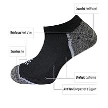 TrueEnergy 6 Pairs Infrared Ankle Socks