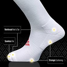 TRUEENERGY Wide Over The Calf Socks - 4-pack
