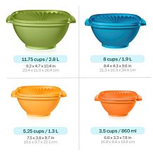 Tupperware® 8-piece Heritage Square Bowl Set