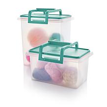 Tupperware® 9-piece Carry-All Sheer Stackable Container Set | HSN