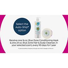 Tweak'd by Nature Blue Vanilla Sky Blue Zone Hair Cleanser & Mask AS