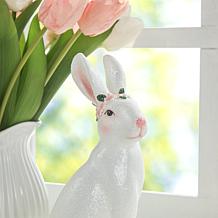 Two-Count Resin Easter Bunny Table Decor