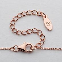 Two-Tone Sterling Silver Name Necklace