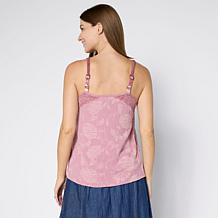 TWRHLL by Christie Brinkley Mixed Media Lace Cami