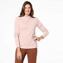 TWRHLL by Christie Brinkley Mock Neck Top