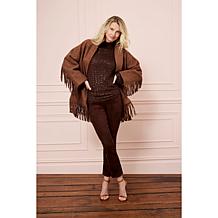 TWRHLL by Christie Brinkley Sequin Crew-Neck Top 