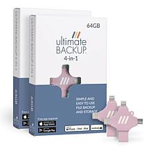 Ultimate Backup 64GB 4-in-1 2-pack with AI Photo Editing