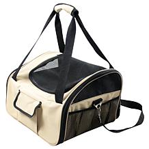 Ultra-Lock Collapsible Travel Folding Pet Car Seat Carrier