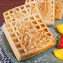 Uncanny Brands Disney Beauty and the Beast Deluxe Waffle Maker
