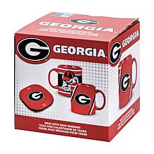 Uncanny Brands Georgia Bulldogs Hairy Dawg Mug Warmer with 12 oz. Mug