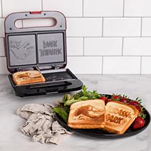Uncanny Brands Jurassic Park Grilled Cheese/Panini Press, Opens 180º