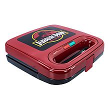 Uncanny Brands Jurassic Park Grilled Cheese/Panini Press, Opens 180º