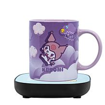 Uncanny Brands Kuromi Coffee Mug with Electric Mug Warmer