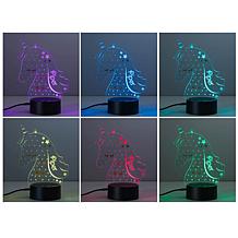 Unicorn Acrylic LED Nightlight and Earring Holder