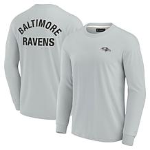 Unisex Fanatics Signature Gray Baltimore Ravens Super Soft Long Sle...