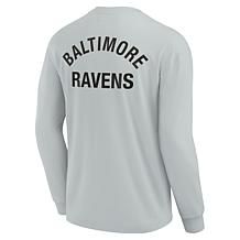 Unisex Fanatics Signature Gray Baltimore Ravens Super Soft Long Sle...