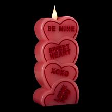 Unmatched Heart-Shaped Moving Flame Candle