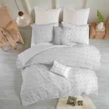 Urban Habitat Brooklyn Jacquard Comforter Set, Grey - Full/Queen