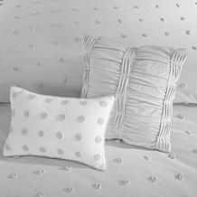 Urban Habitat Brooklyn Jacquard Comforter Set, Grey - Full/Queen