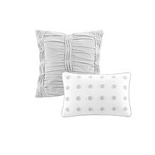 Urban Habitat Brooklyn Jacquard Comforter Set, Grey - King/Cal King